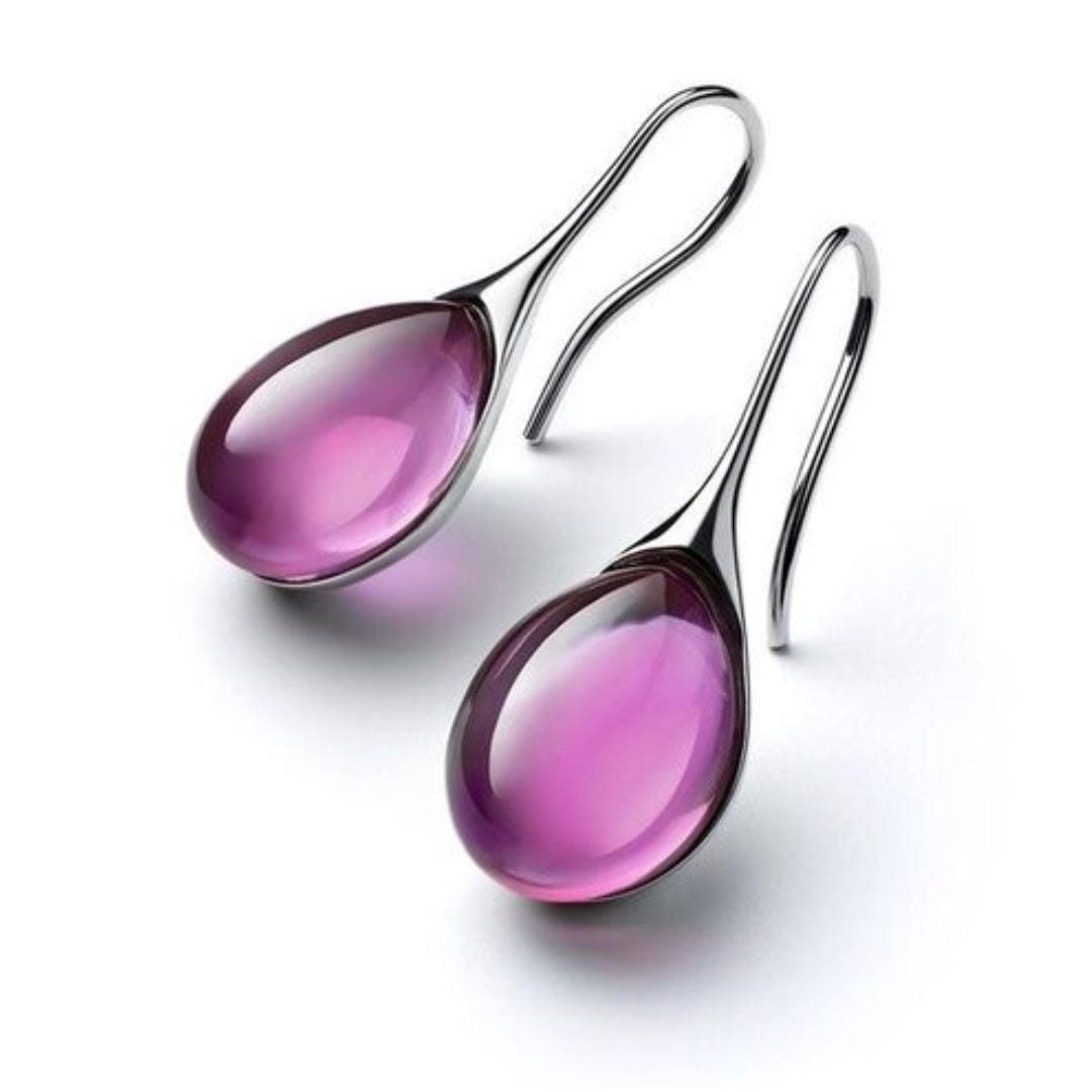 Pendientes de Cristal Minimalistas