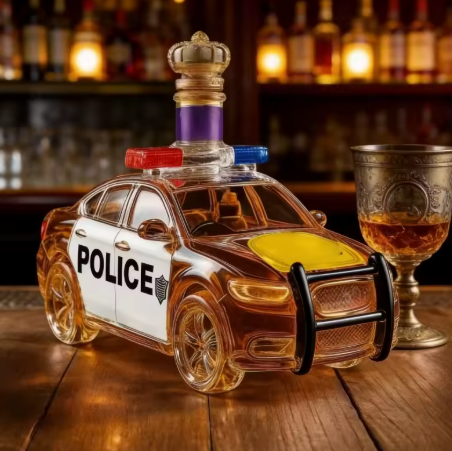 Botella de Whisky - Edición Policía