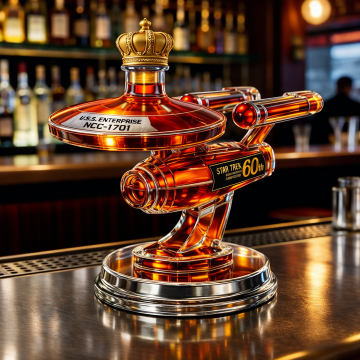 Botella de Whisky 60 Aniversario USS Enterprise