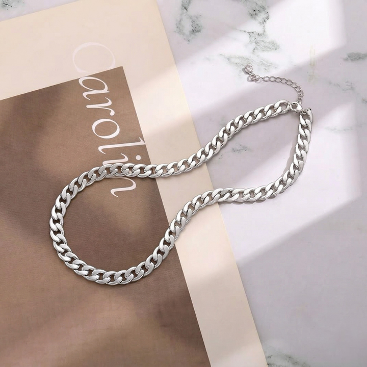 Chunky Cuban Link Necklace | Gold