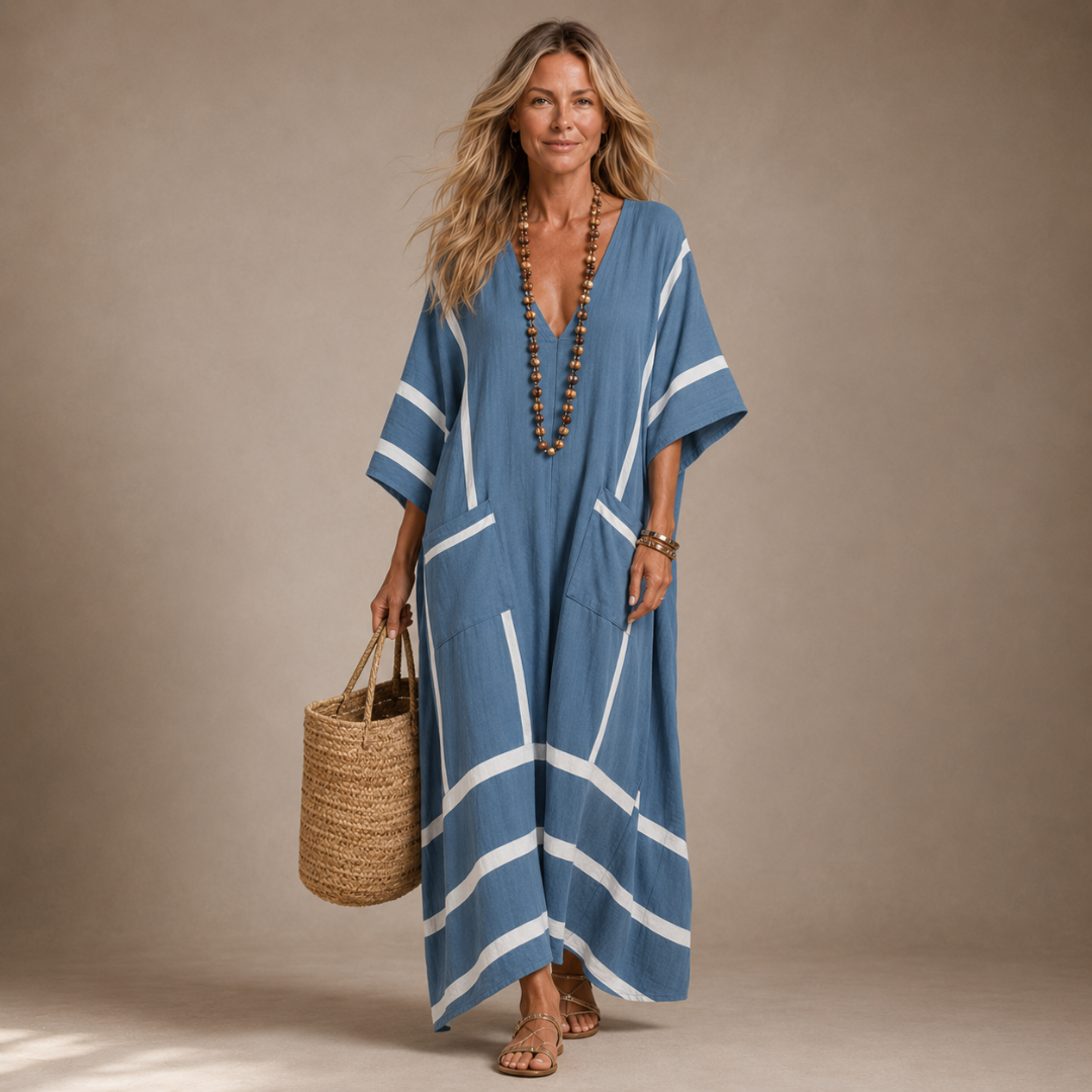 Mercedes | Long Kaftan Dress