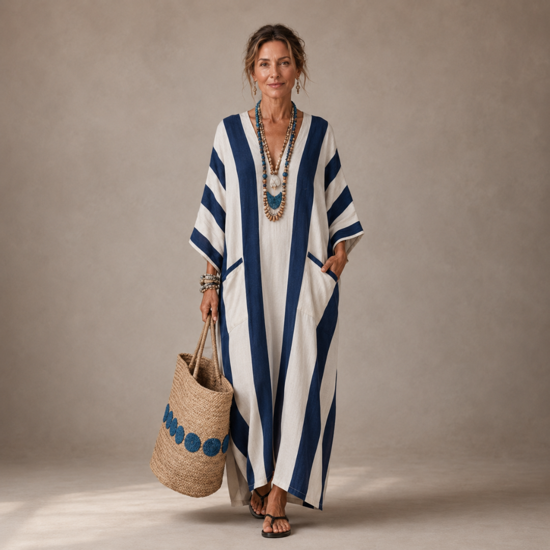 Inés | Long Kaftan Dress