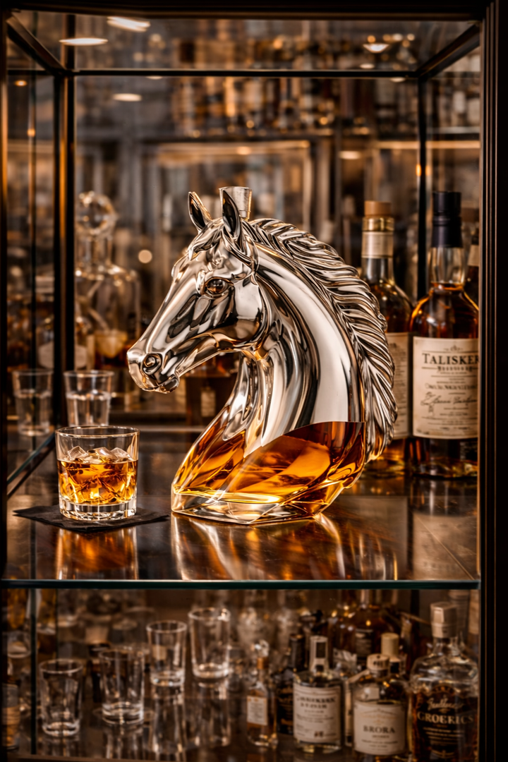 Botella de Whisky – Edición Cabeza de Caballo