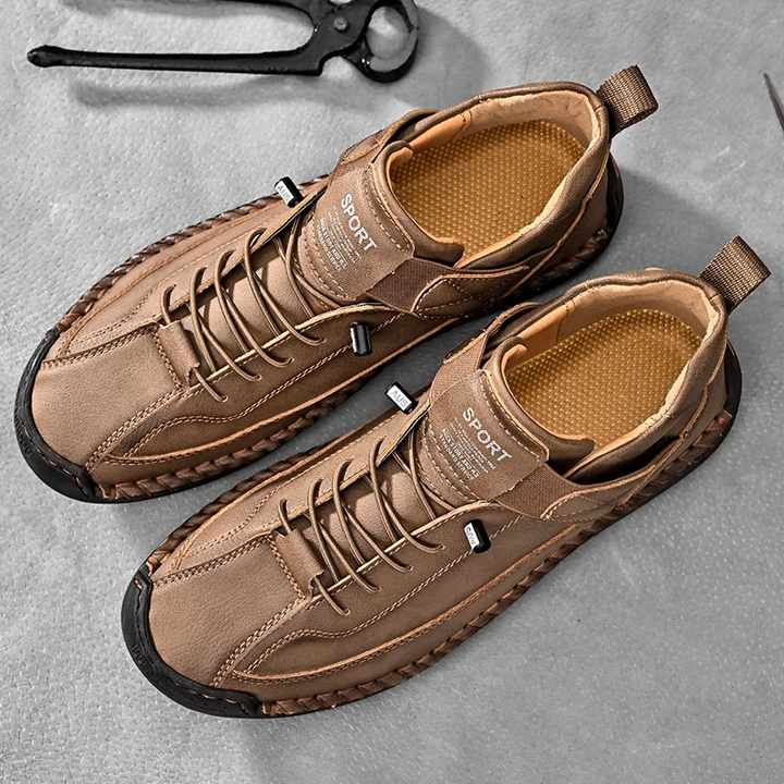 Calder Zapatilla de Cuero Hecha a Mano
