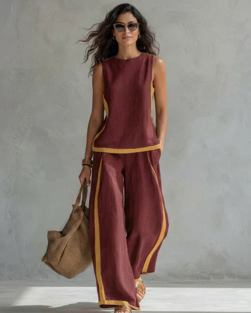 Leila™ | Conjunto de Dos Piezas Fluido