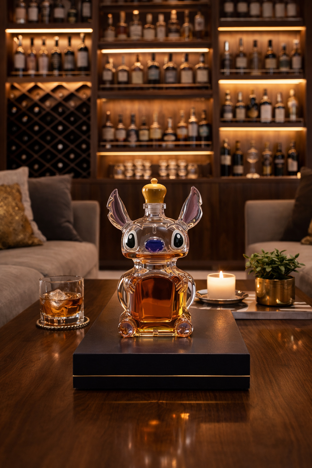 Botella de Whisky – Edición Stitch