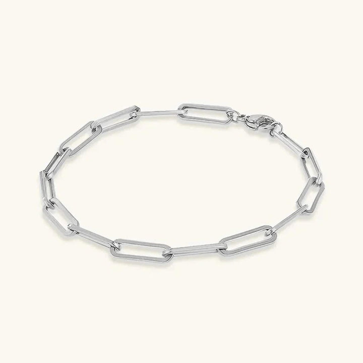 Pulsera Elegante de Clips de Papel Dorados