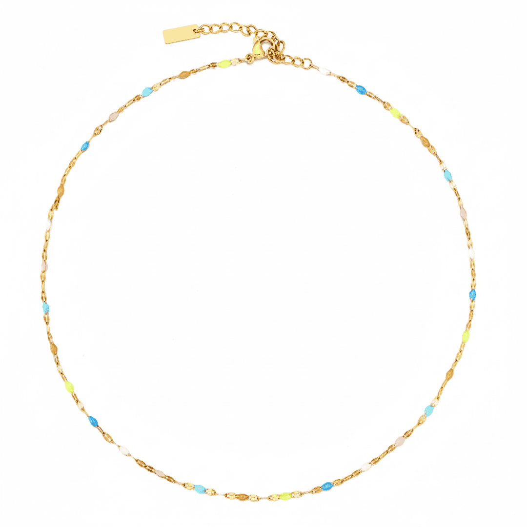 Collar Choker Delicado Colorburst