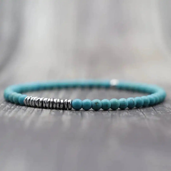 Pulsera de Roca Volcánica Atemporal