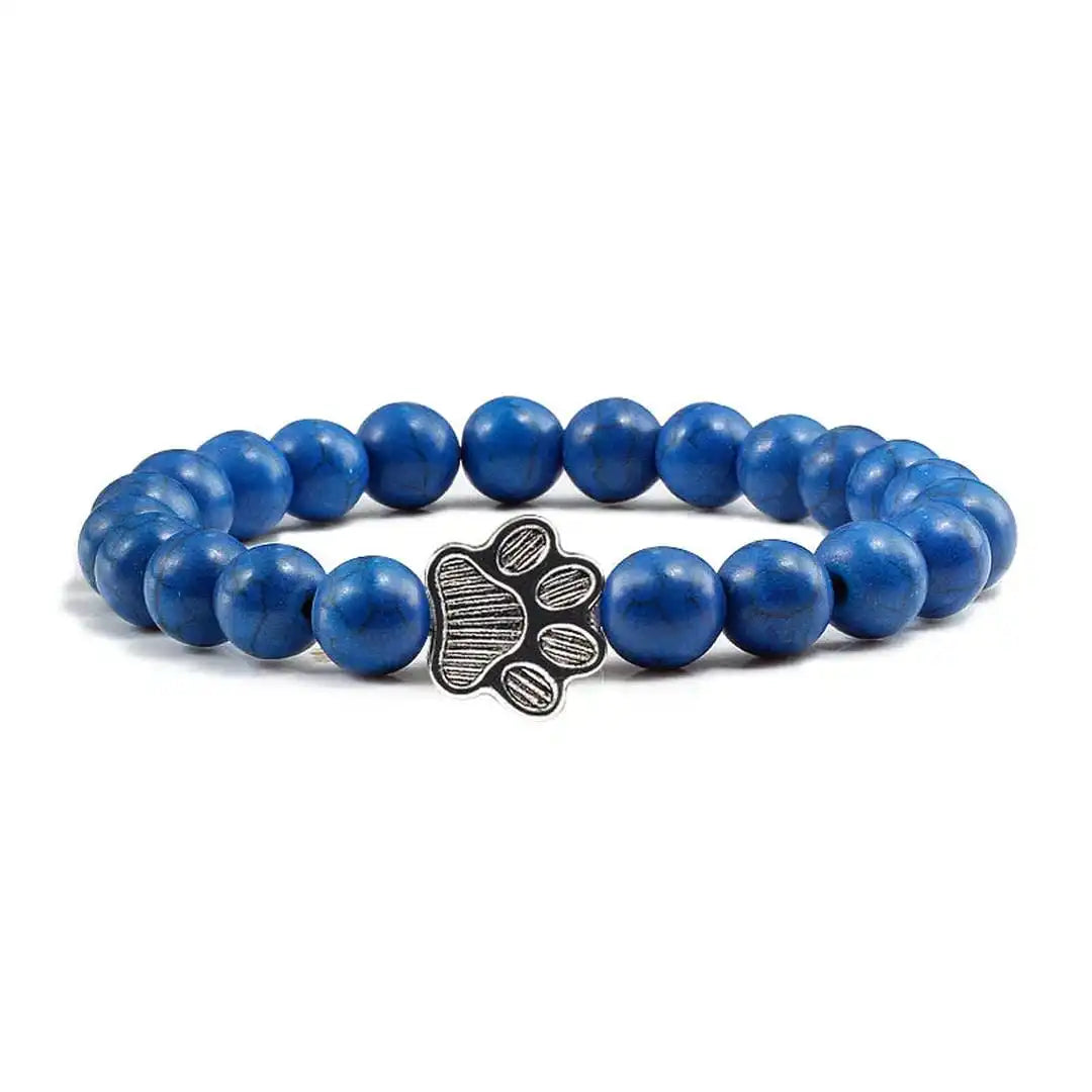 Pulsera de Patas con Cuentas Diseño de Piedra Natural