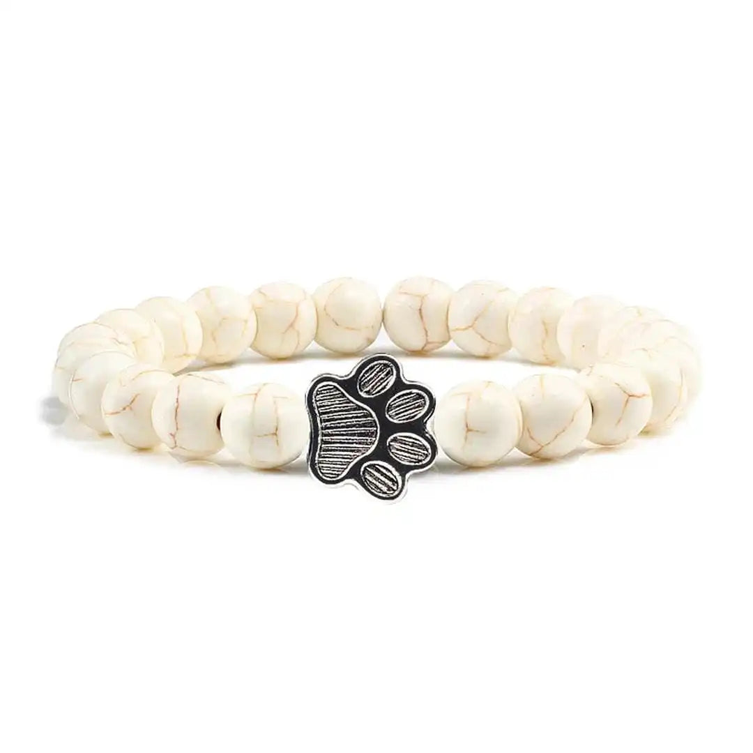Pulsera de Patas con Cuentas Diseño de Piedra Natural