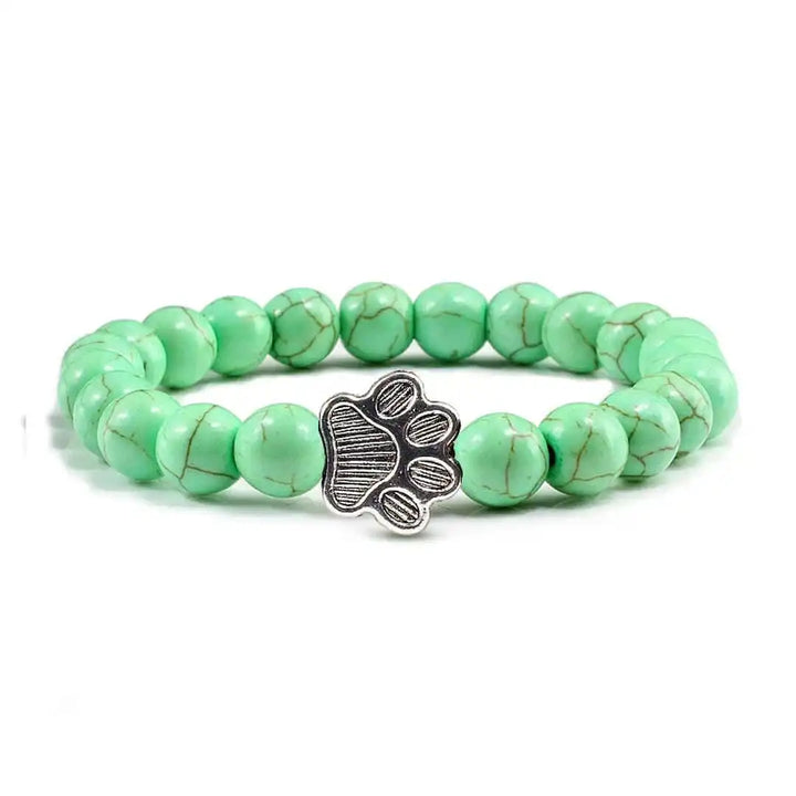 Pulsera de Patas con Cuentas Diseño de Piedra Natural