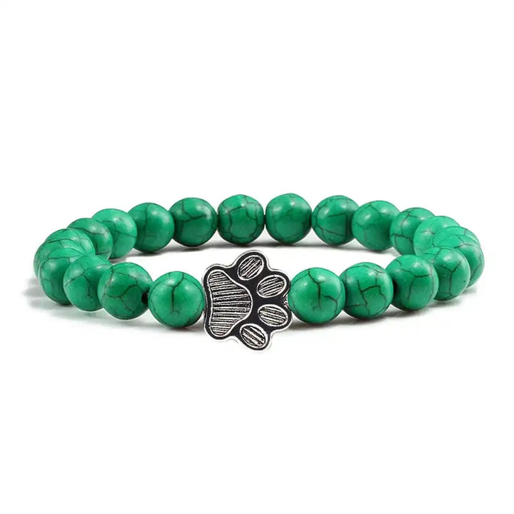 Pulsera de Patas con Cuentas Diseño de Piedra Natural