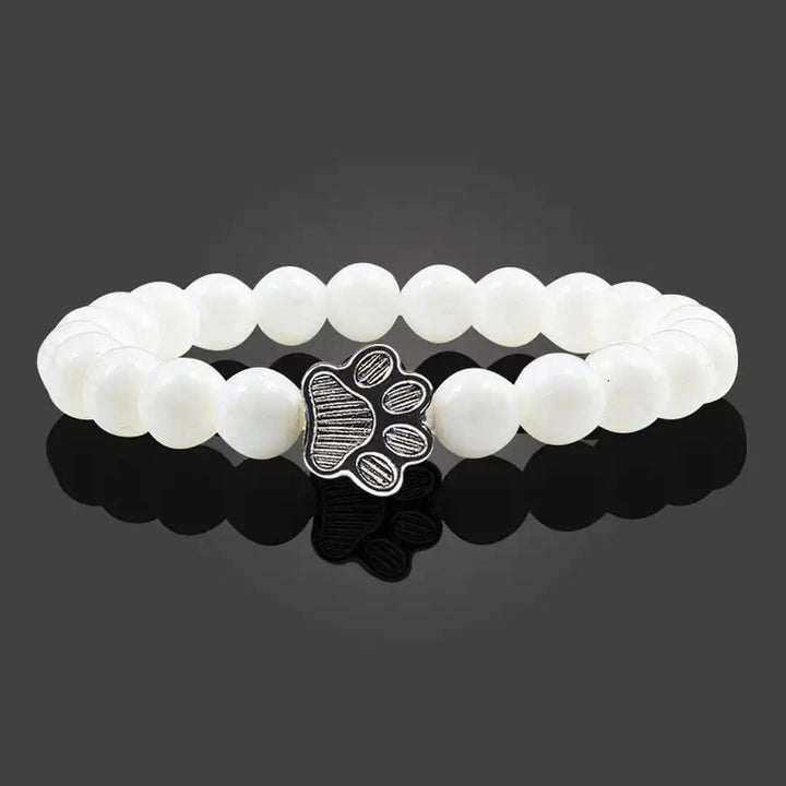 Pulsera de Patas con Cuentas Diseño de Piedra Natural