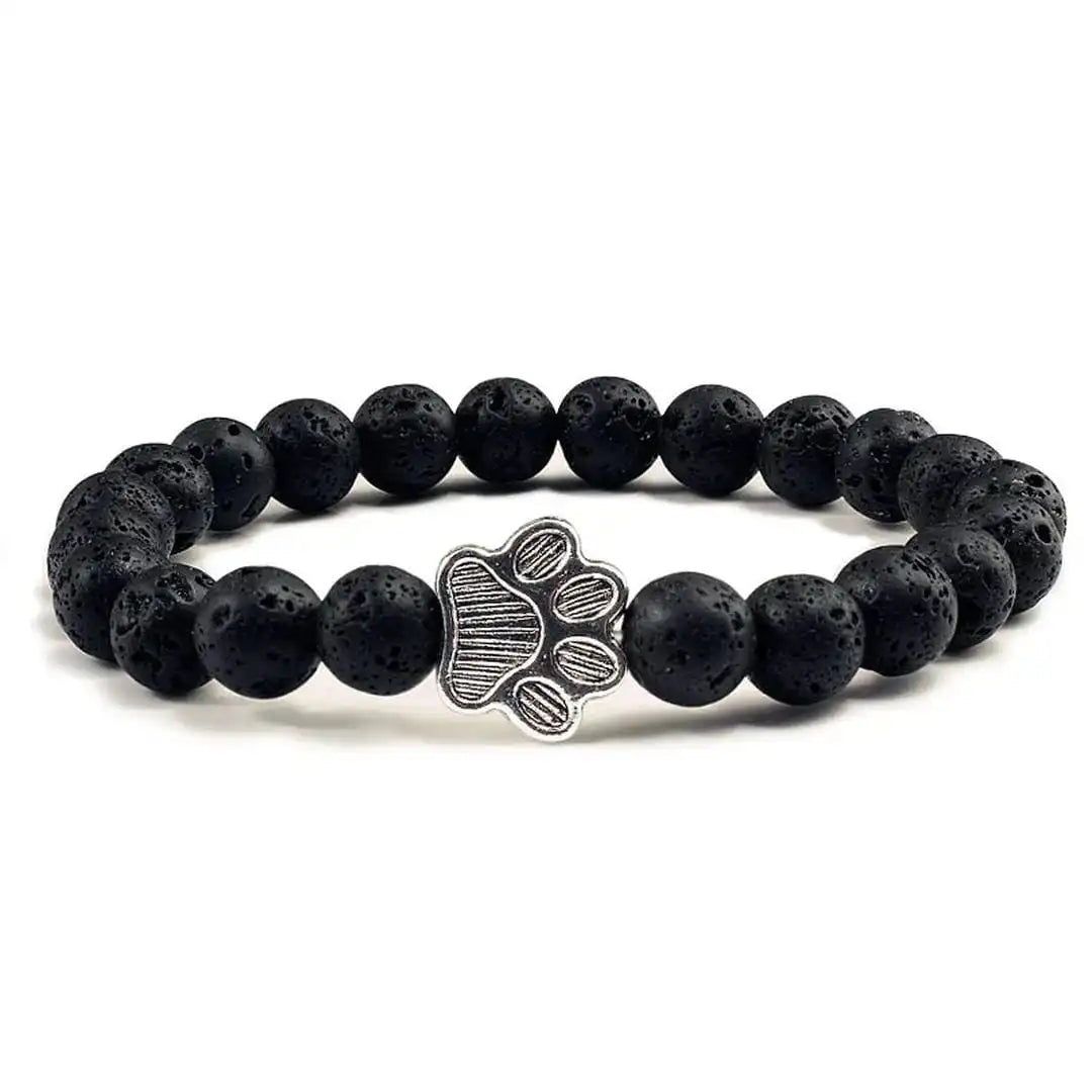Pulsera de Patas con Cuentas Diseño de Piedra Natural