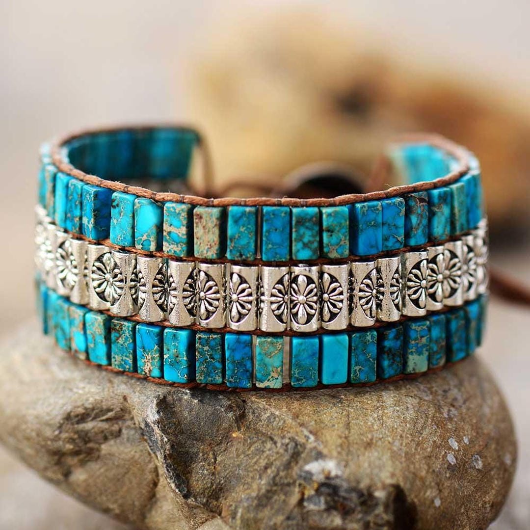 Pulsera Envolvente Boho Lotus