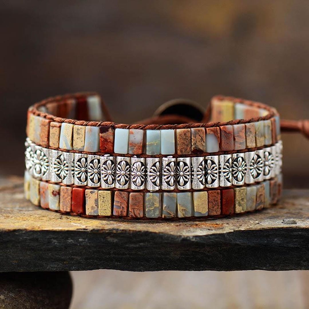 Pulsera Envolvente Boho Lotus