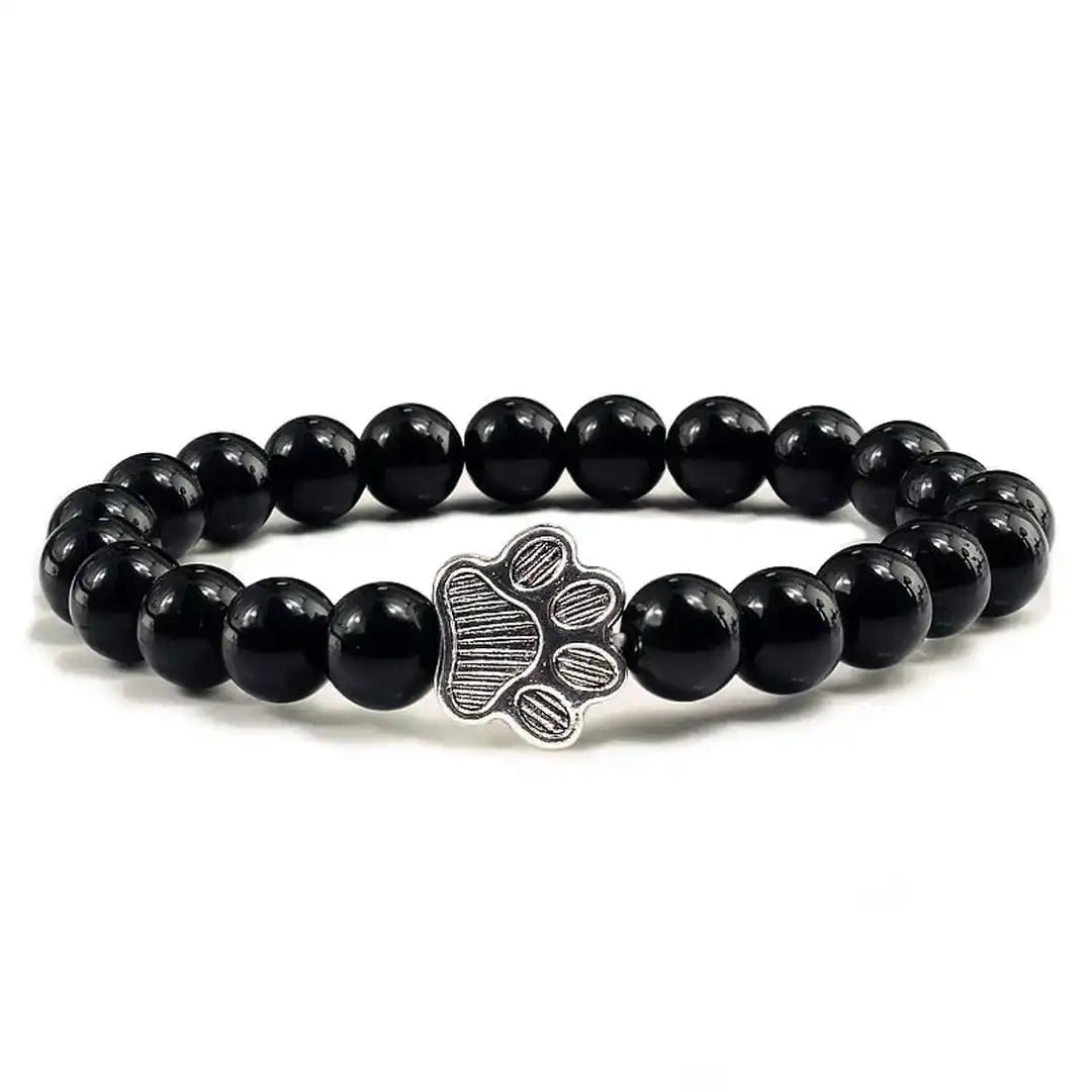 Pulsera de Patas con Cuentas Diseño de Piedra Natural
