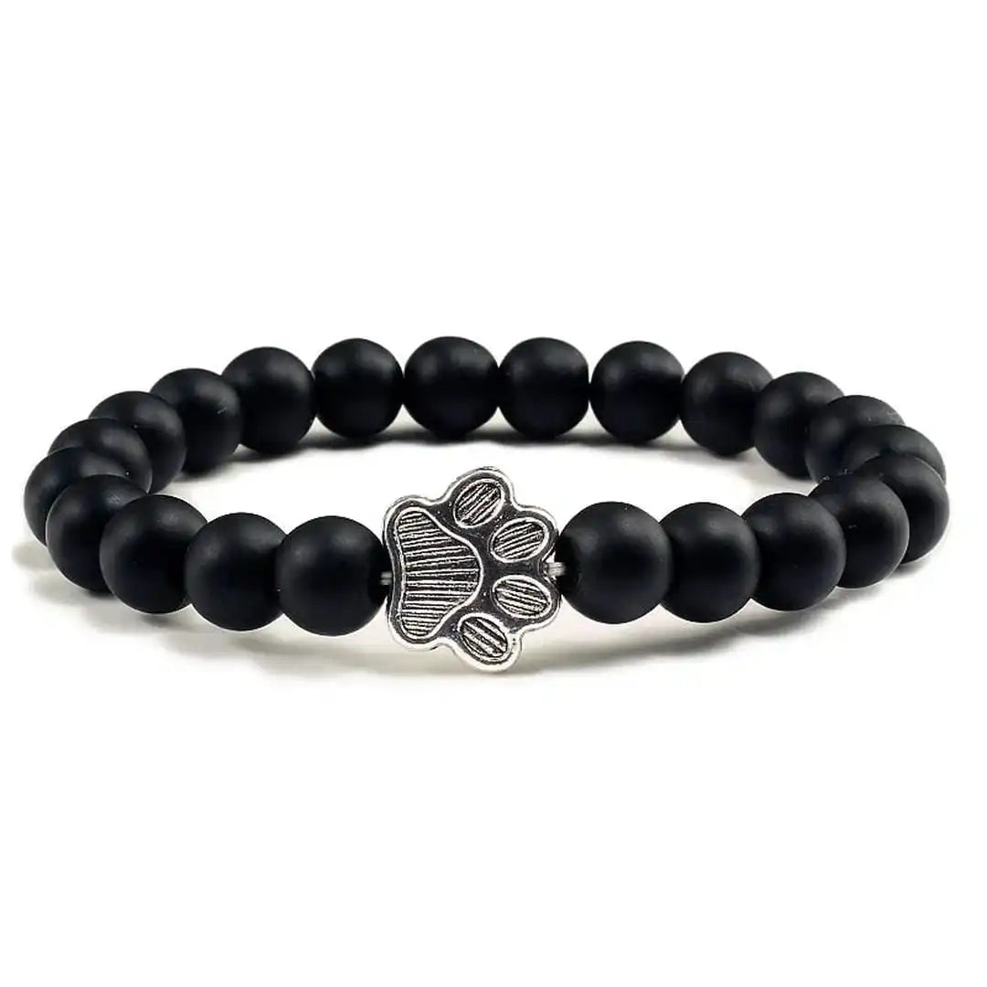 Pulsera de Patas con Cuentas Diseño de Piedra Natural