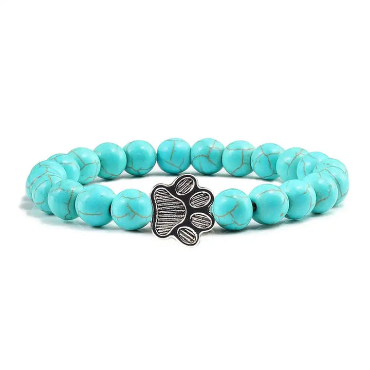 Pulsera de Patas con Cuentas Diseño de Piedra Natural