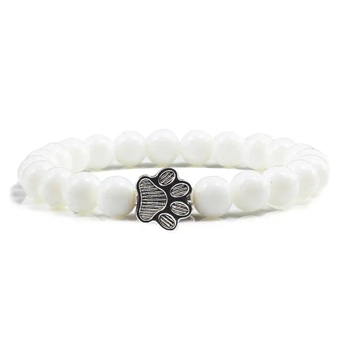 Pulsera de Patas con Cuentas Diseño de Piedra Natural