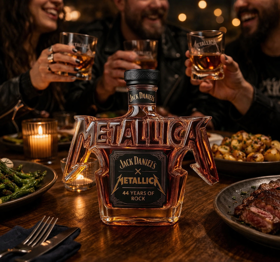 Botella de Whiskey - Edición Rock Metallica