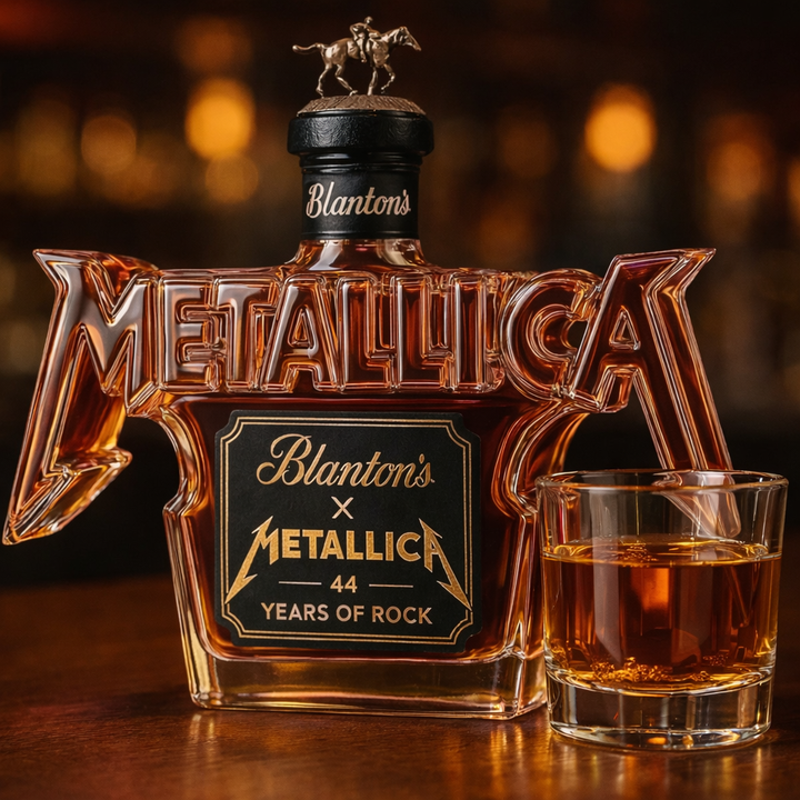Botella de Whiskey - Edición Rock Metallica