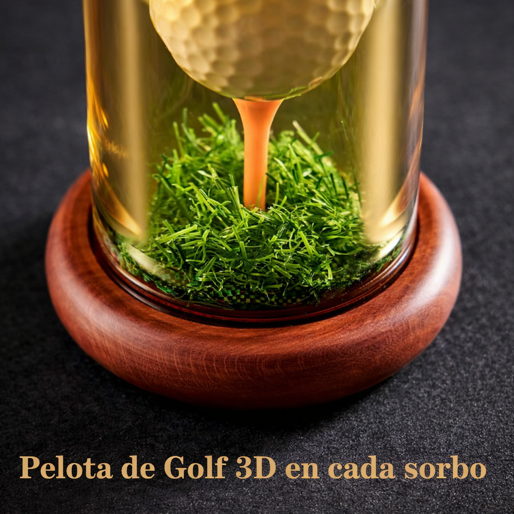 Botella de Whisky - Edición Set de Golf con Copas