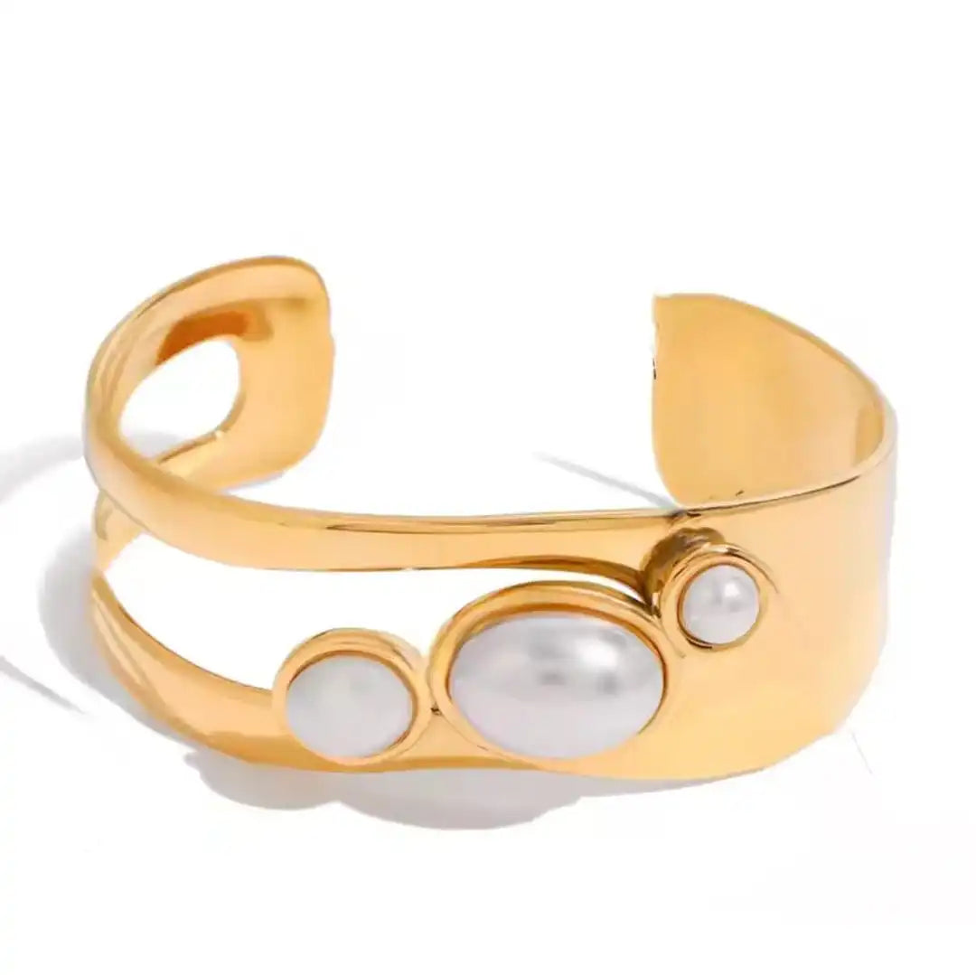 Pulsera Vintage de Ojo de Tigre Dorado