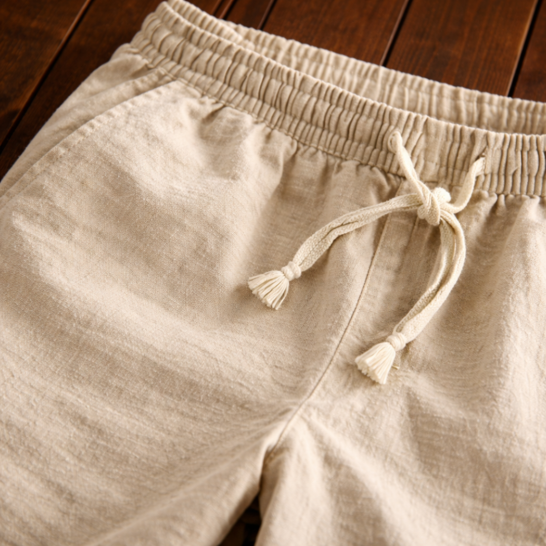 Pantalones Cortos Casual con Cuerda