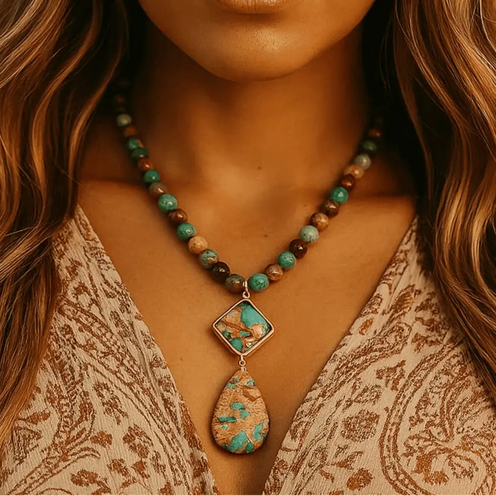 Healing Energy Jasper Necklace