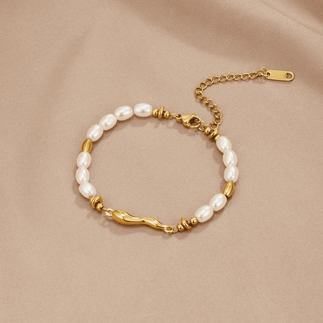Pulsera de Perlas de Agua Dulce Puras