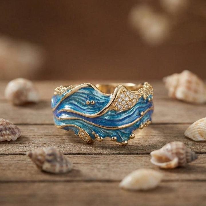 Miralys | Anello ondulato antico