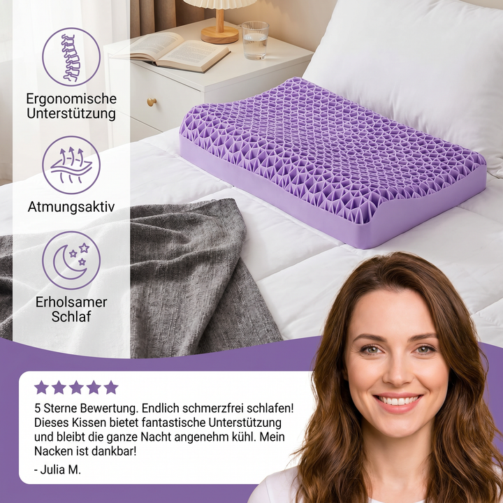 Ergonomisches &amp; Atmungsaktives Luftkissen für erholsamen Schlaf