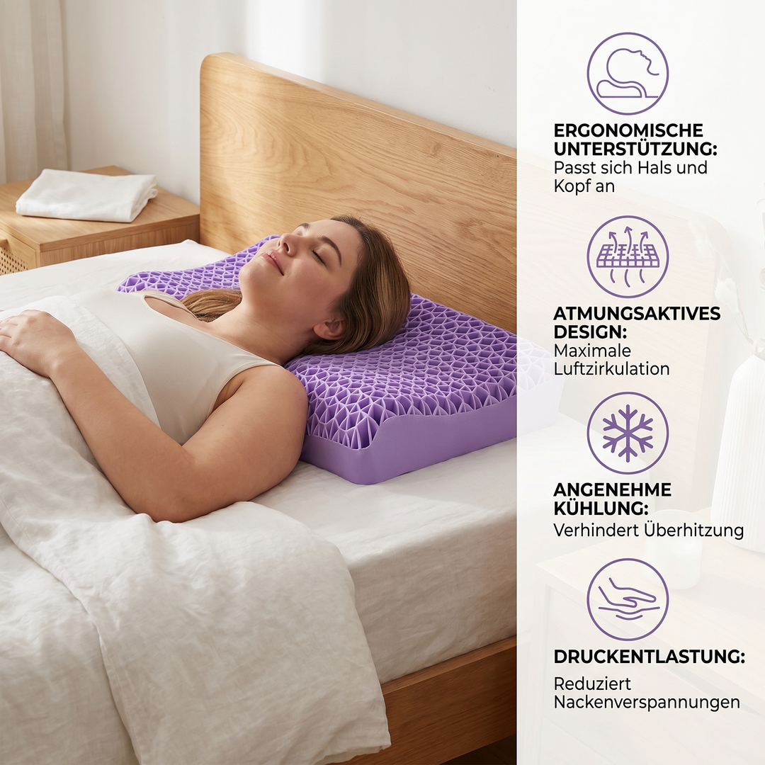 Ergonomisches &amp; Atmungsaktives Luftkissen für erholsamen Schlaf