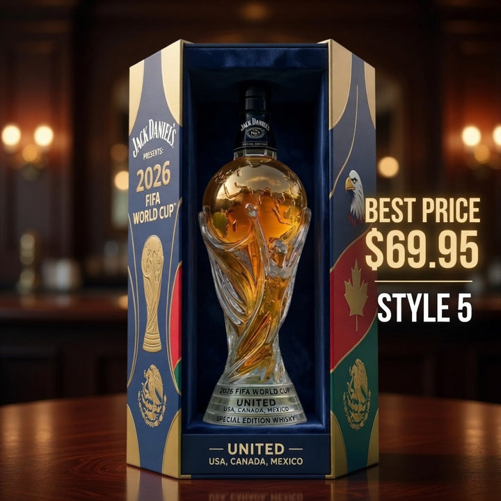 Botella de Whisky - Edición Copa del Mundo 2026