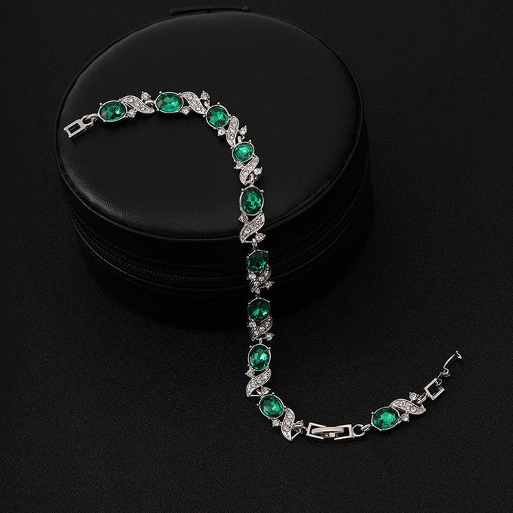 Pulsera Esmeralda Giada Bellini