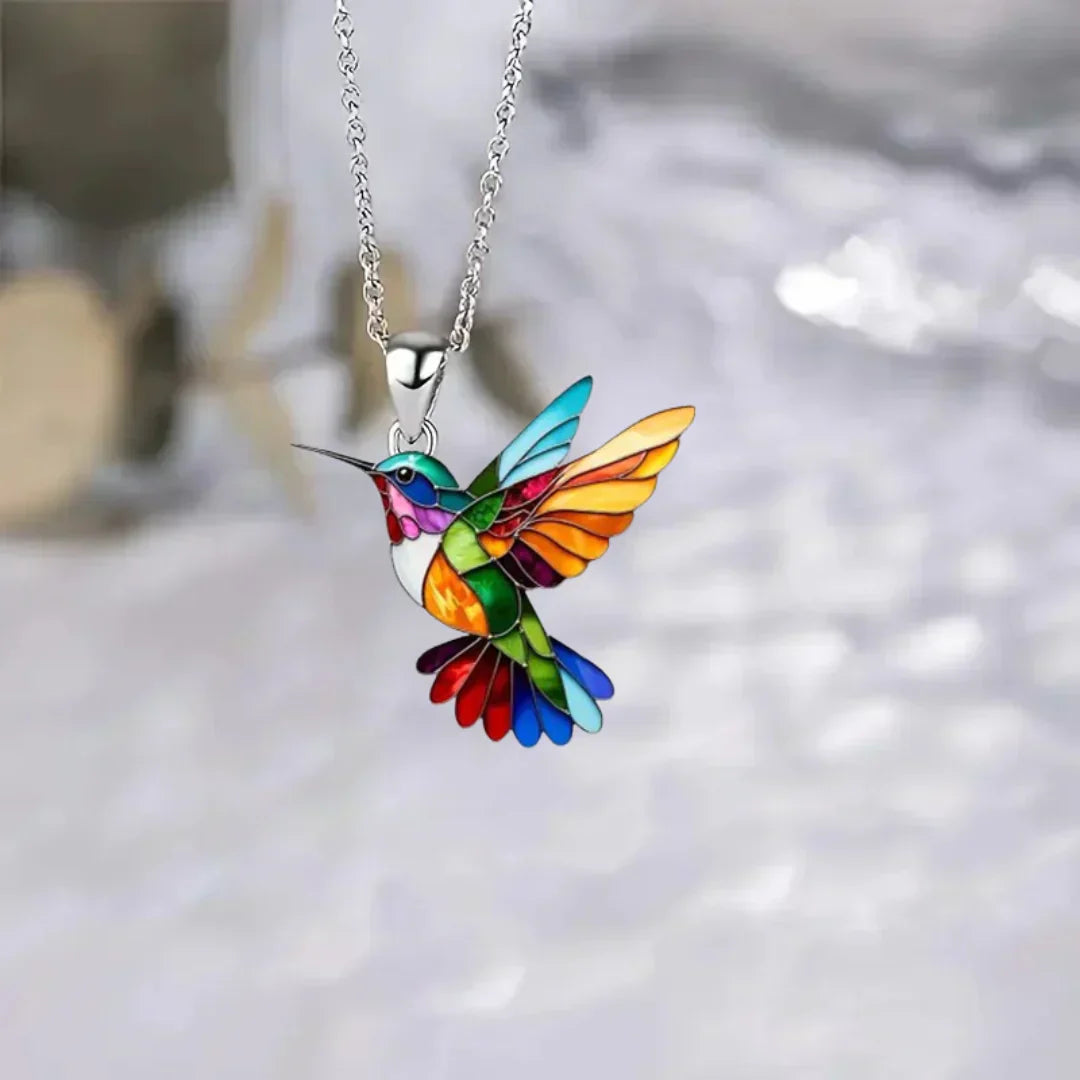 Hermosa Collar de Colibrí