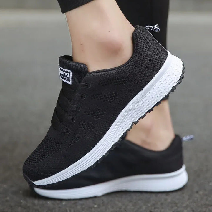 Zapatillas cómodas para mujeres – Zapatos de malla transpirables para el día a día y el tiempo libre