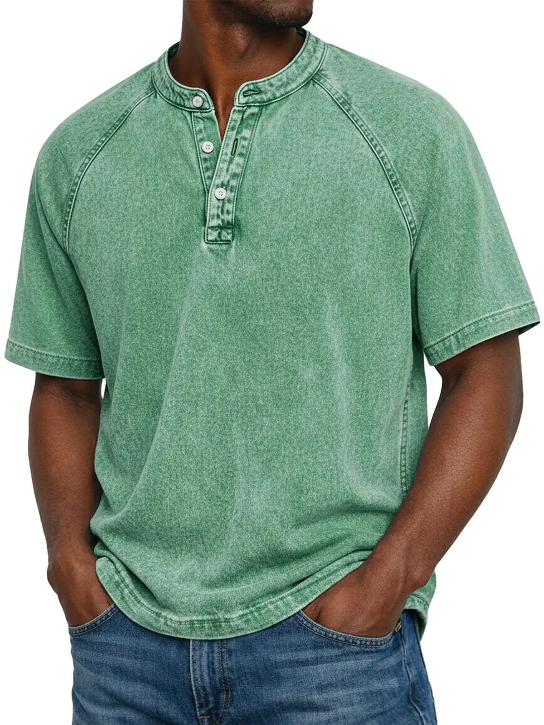 Édouard | Camisa Vintage de Algodón Botonada