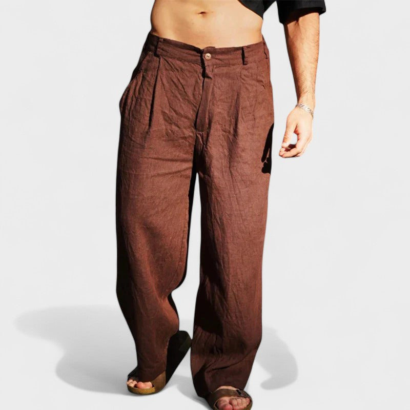 Lars | Pantalón Oversize de Lino
