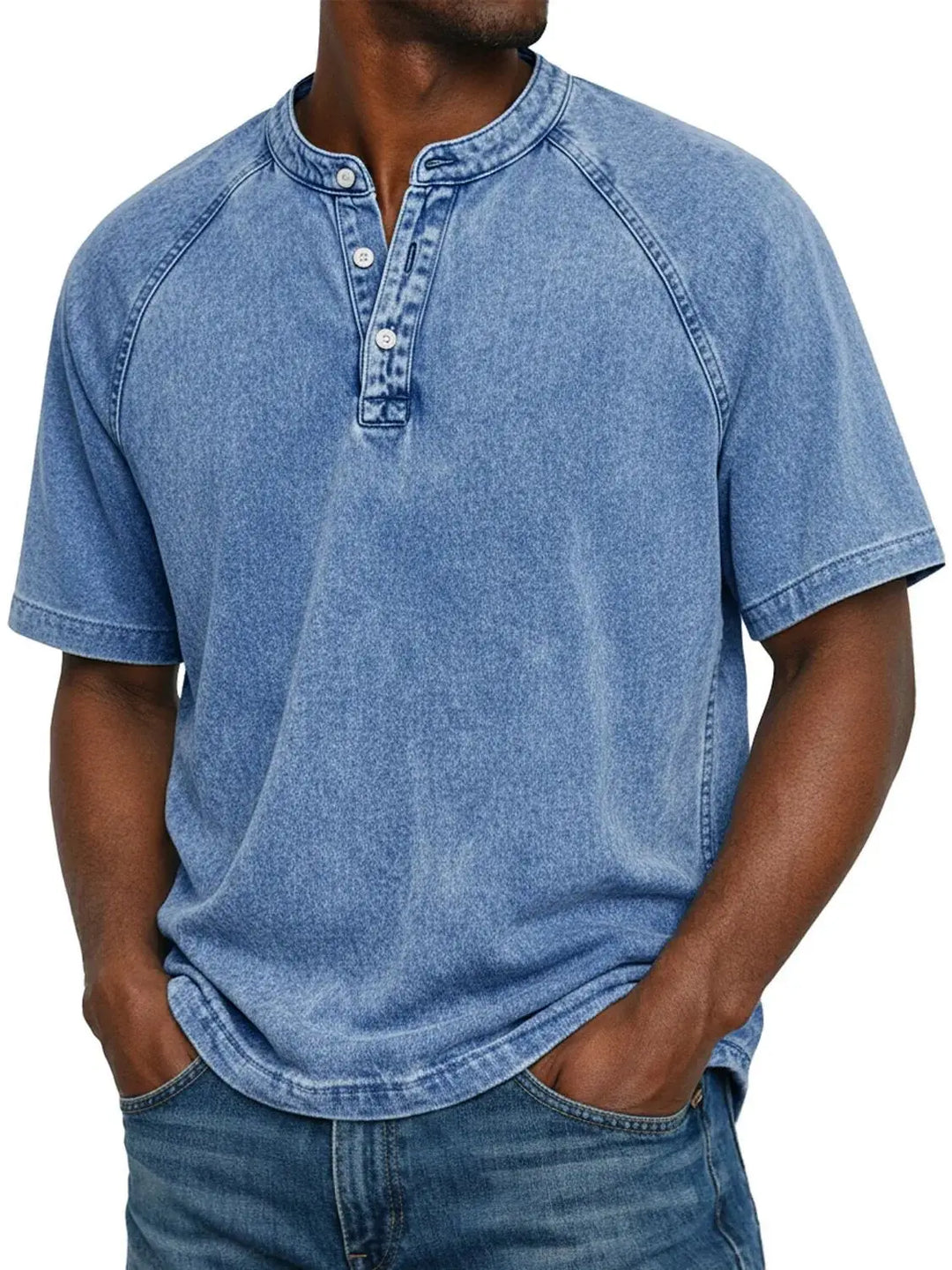 Édouard | Camisa Vintage de Algodón Botonada