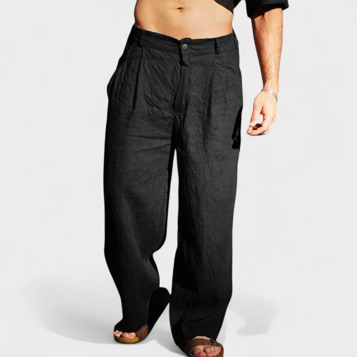 Lars | Pantalón Oversize de Lino