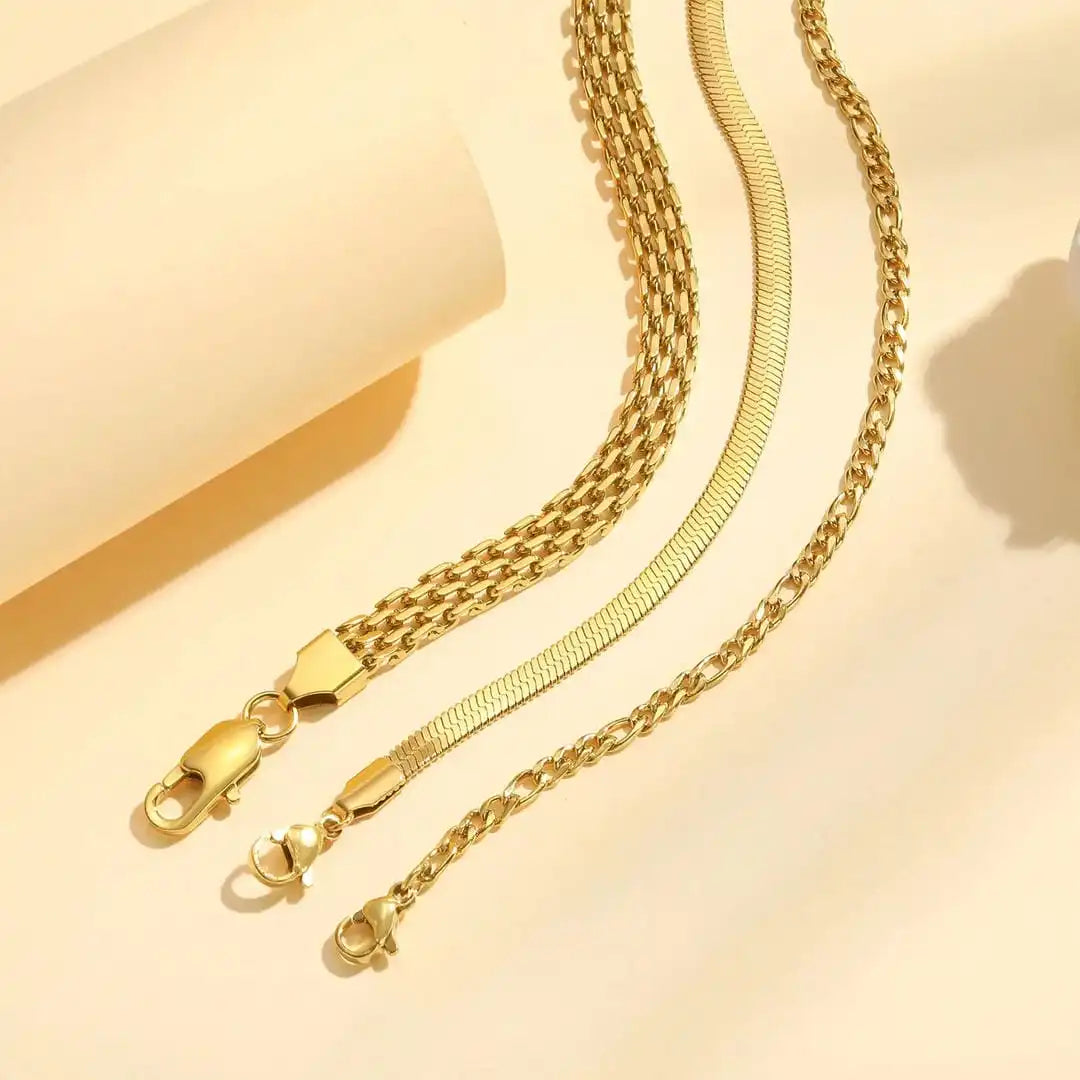 Conjunto de Pulseras Apilables con Perlas Doradas