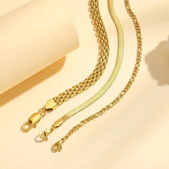 Conjunto de Pulseras Apilables con Perlas Doradas