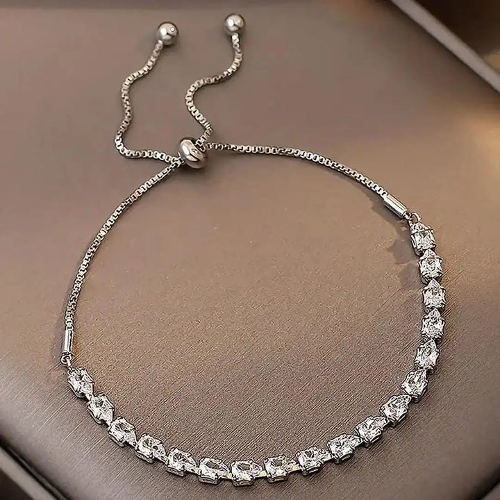 Pulsera de Piedras Geométricas Ajustable
