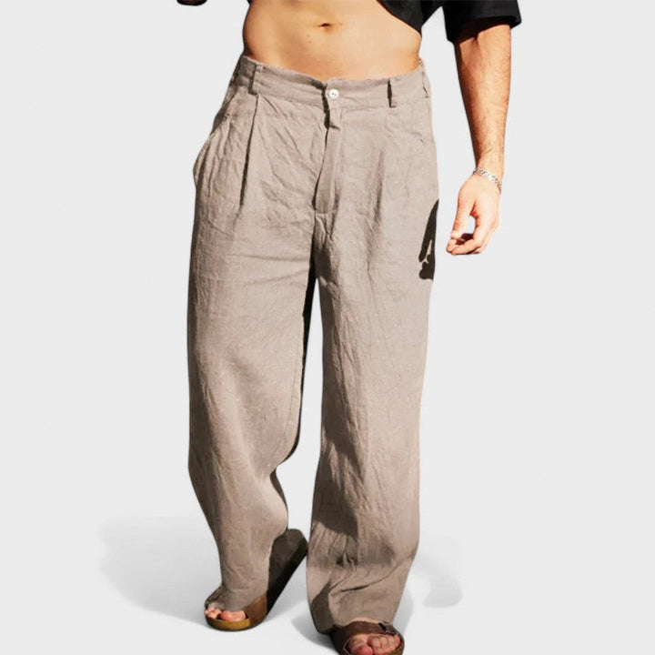 Lars | Pantalón Oversize de Lino