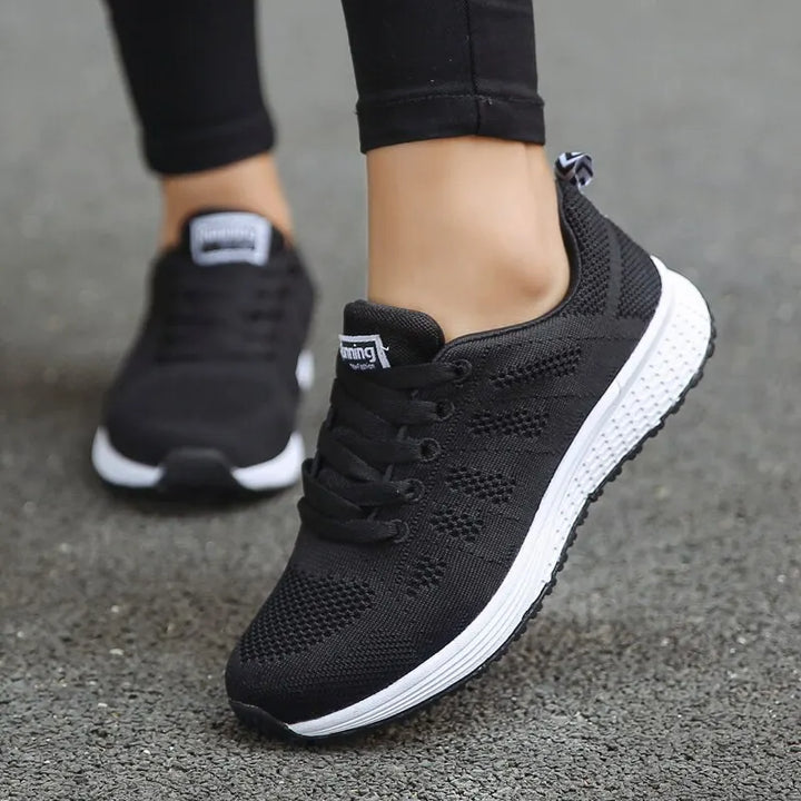 Zapatillas cómodas para mujeres – Zapatos de malla transpirables para el día a día y el tiempo libre