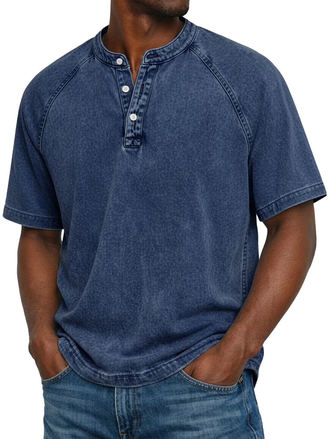 Édouard | Camisa Vintage de Algodón Botonada