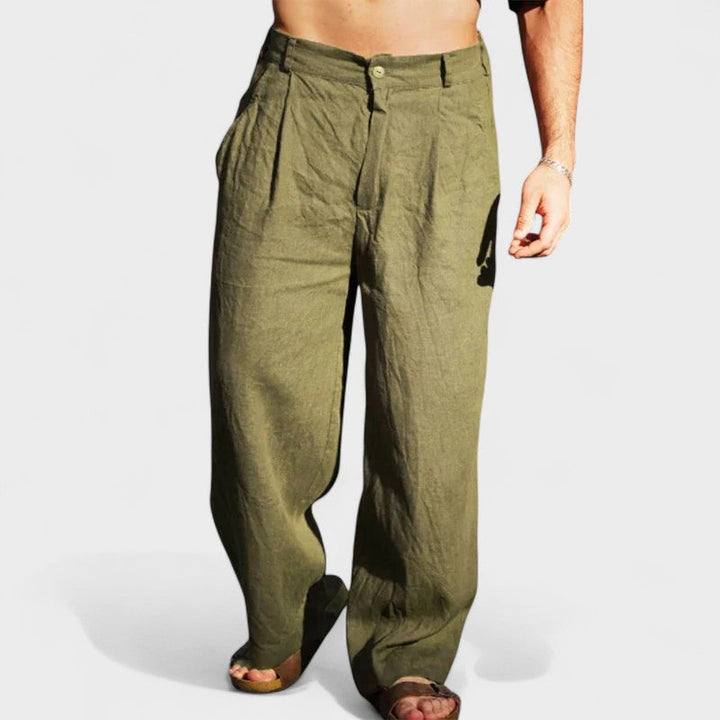 Lars | Pantalón Oversize de Lino